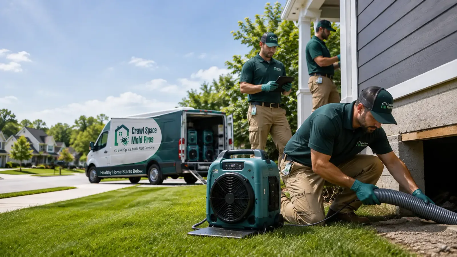 Crawl Space Mold Removal in Mcleod, ND